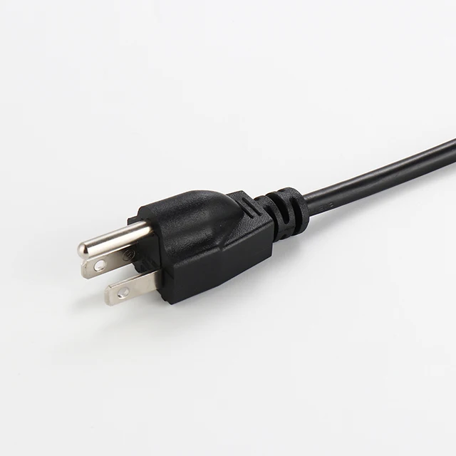 USA 3 pin Laptop Power Cable Lamps Appliances  power cable electrical supplies UK Power Cord Plug