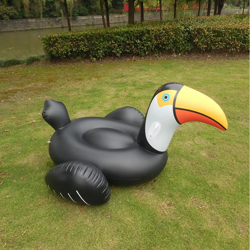2022 summer hot selling Inflatable toucan Water playing swimming pool toy floating Inflatable water Toy