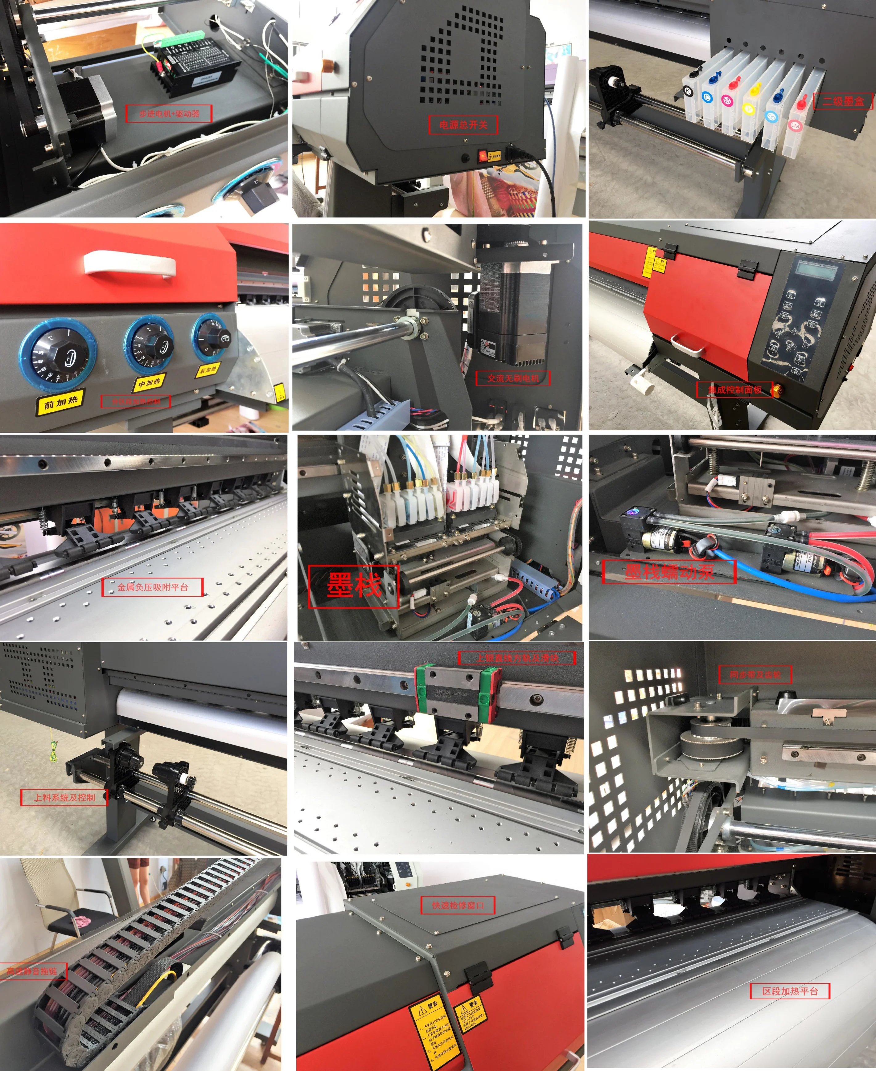 Professional automatic and easy to operate portable large format eco solvent 1.6m printing machine