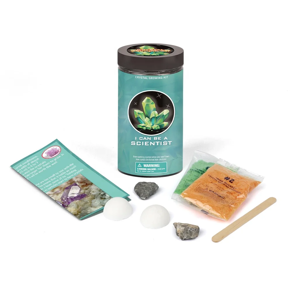  Набор для выращивания кристаллов своими руками обучающий стержень детей онлайн раскопания камней и минералов игрушки-стержни
