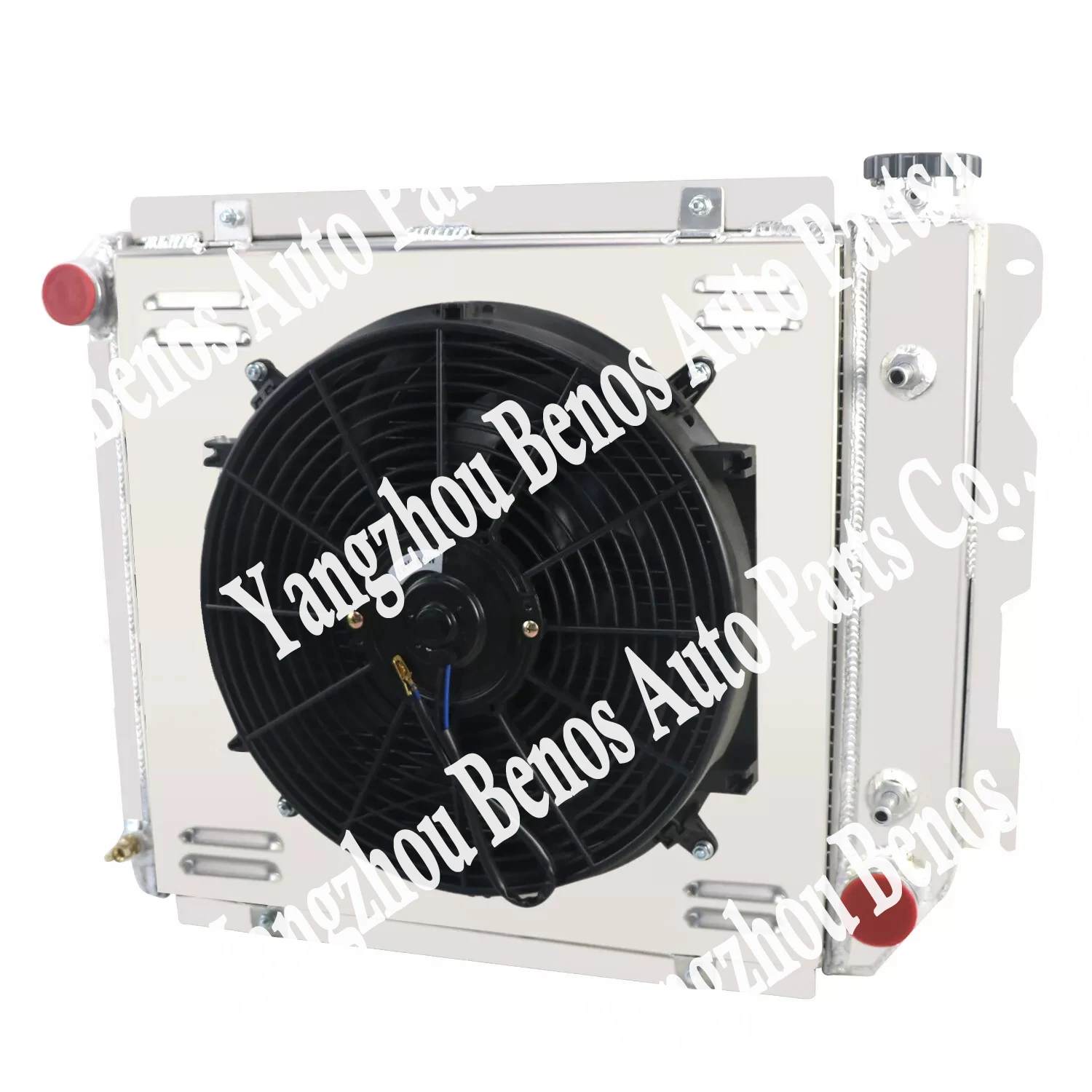 4 Rows Shroud Fan Radiator For Nissan GU PATROL Y61 PETROL 4.5L MT 1997-2001