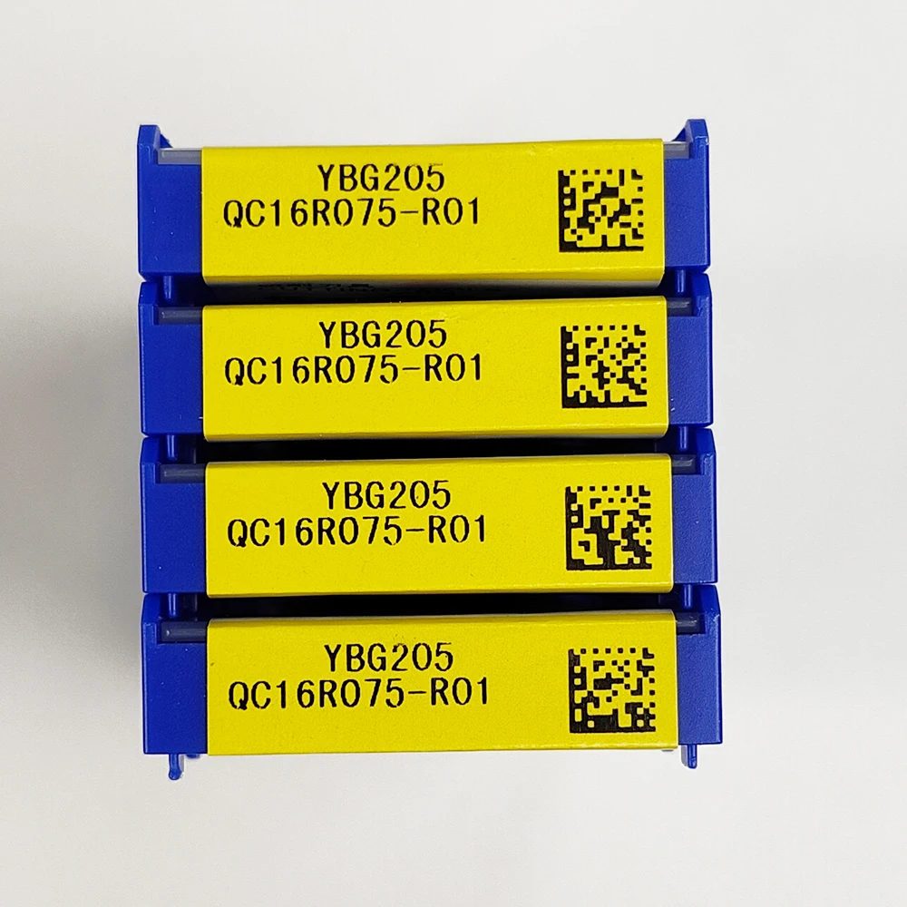 HUAZHICHUN QC16R075-R01 YBG 205 Carbide Inserts Milling Cutter Tool