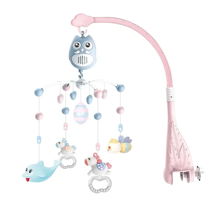 lovely rotation toys musical bed bell baby mobile for sale
