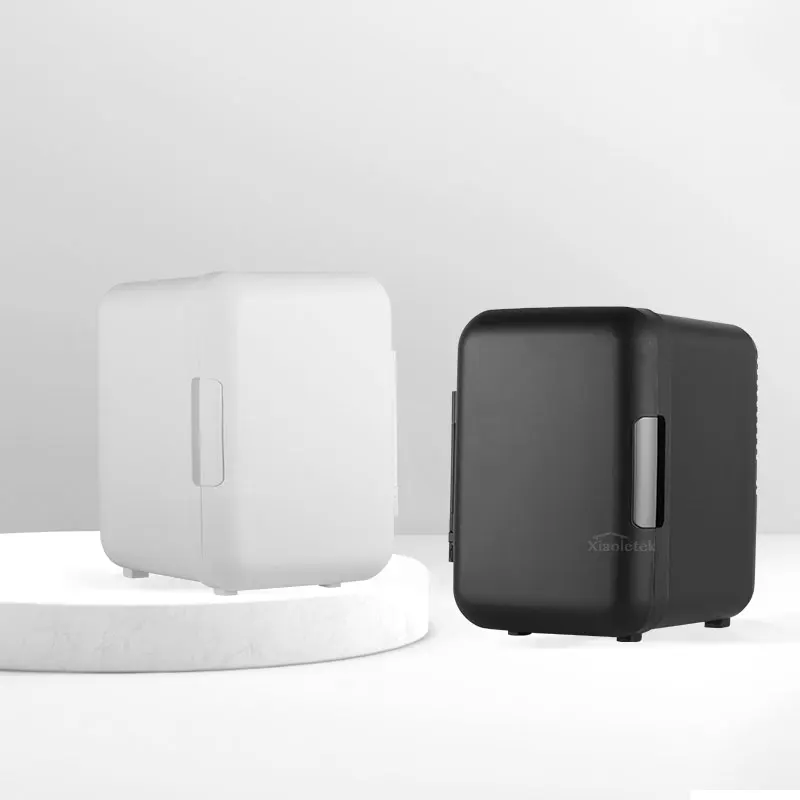 Professional White 4L Portable Beauty Mini Fridge Electric Home Use Skin Care Small Refrigerator With USB Cable