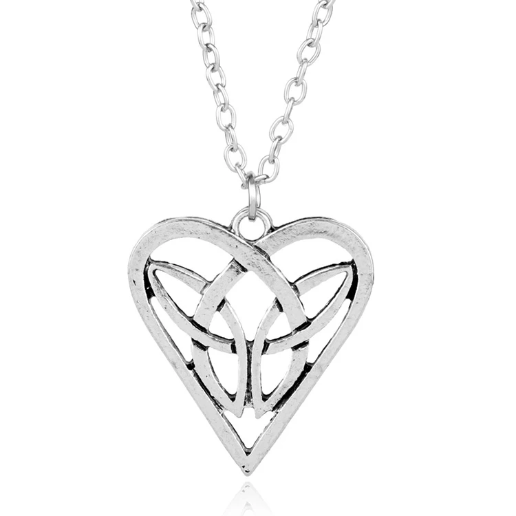 Лидер продаж, кельтический амулет, кулон с узлом, ожерелье с викингом, античное посеребренное ожерелье с племенным крестом kuchi, лисьим животным, ожерелья для мужчин