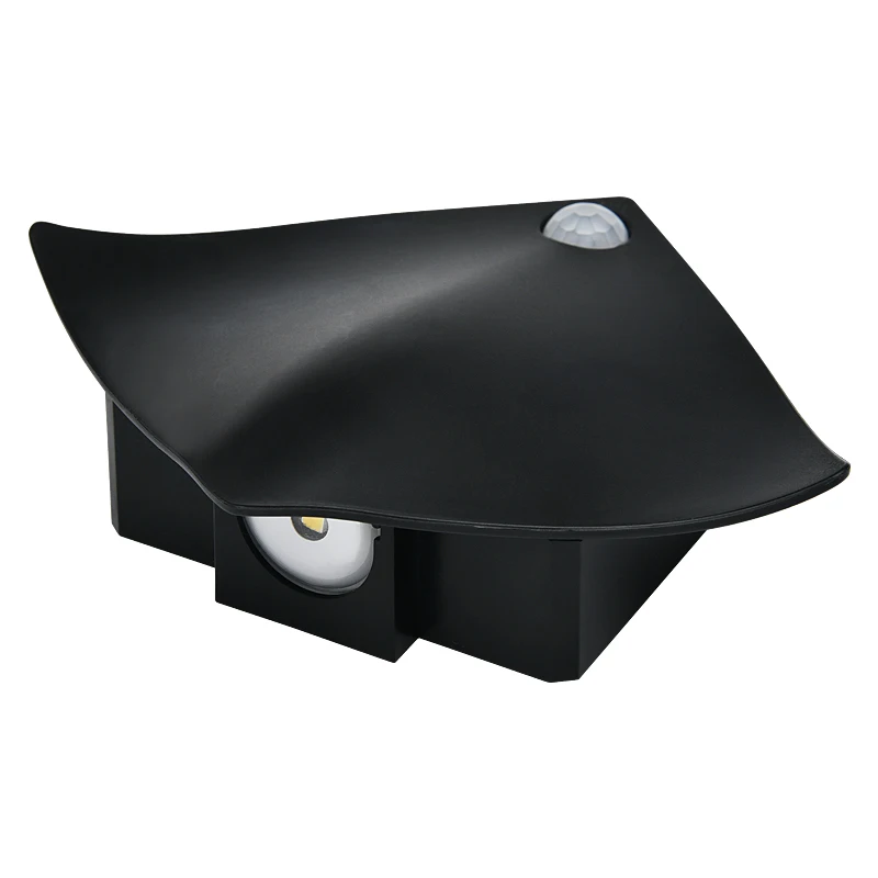 Modern RGB Smart Home LED Night Lamp Devil Fish Shape Wireless Wall Light Motion Sensor Battery Operated Bedroom Warehouse