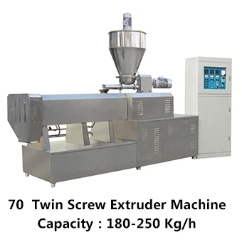 Stainless Steel Twin Screw  Extruder Corn Puff Snack Extruder Machine