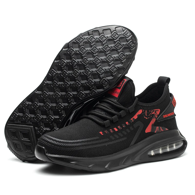 Dian Sen Breathable air Sneakers Safeti shoes Work Boot Casual Trainers Steel Toe Lightweight Men Sport Safety boot