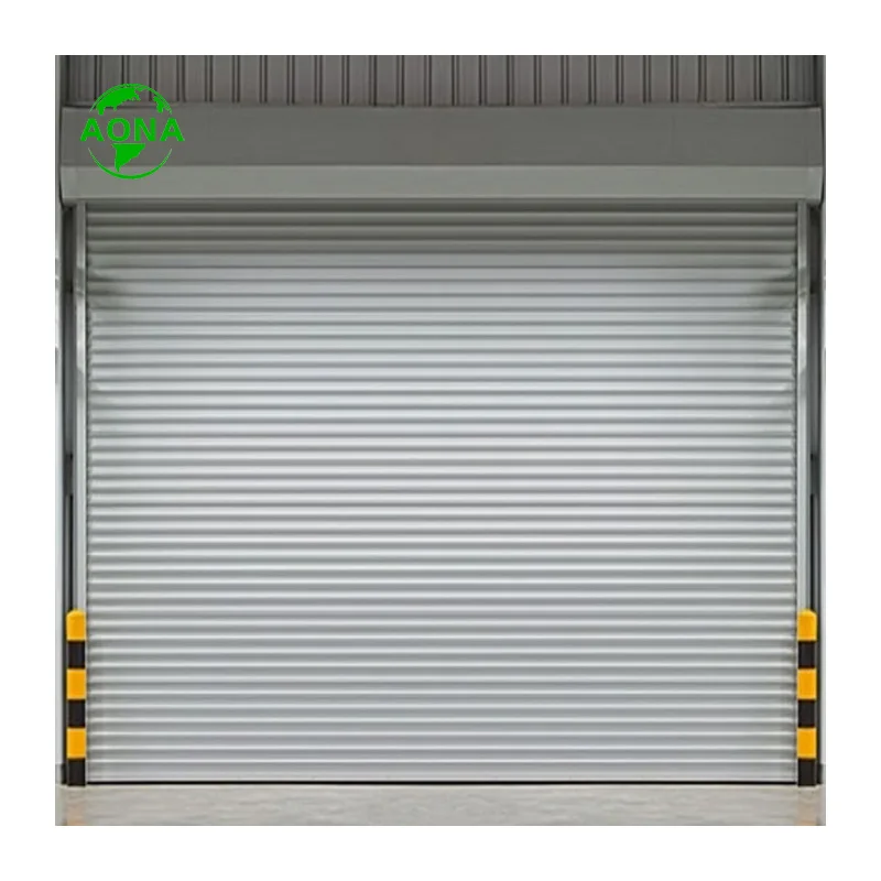 Warehouse Double Layer Plates Fire Rated Coiling Doors