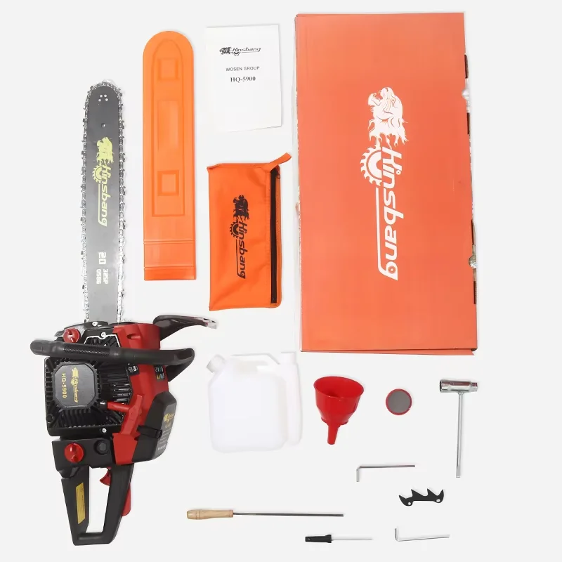 Manufacturers Wholesale 58cc High Power Gasoline Saws 20-Inch Garden Wood Cutter 2.5 KW Multi-Function Chain Saw