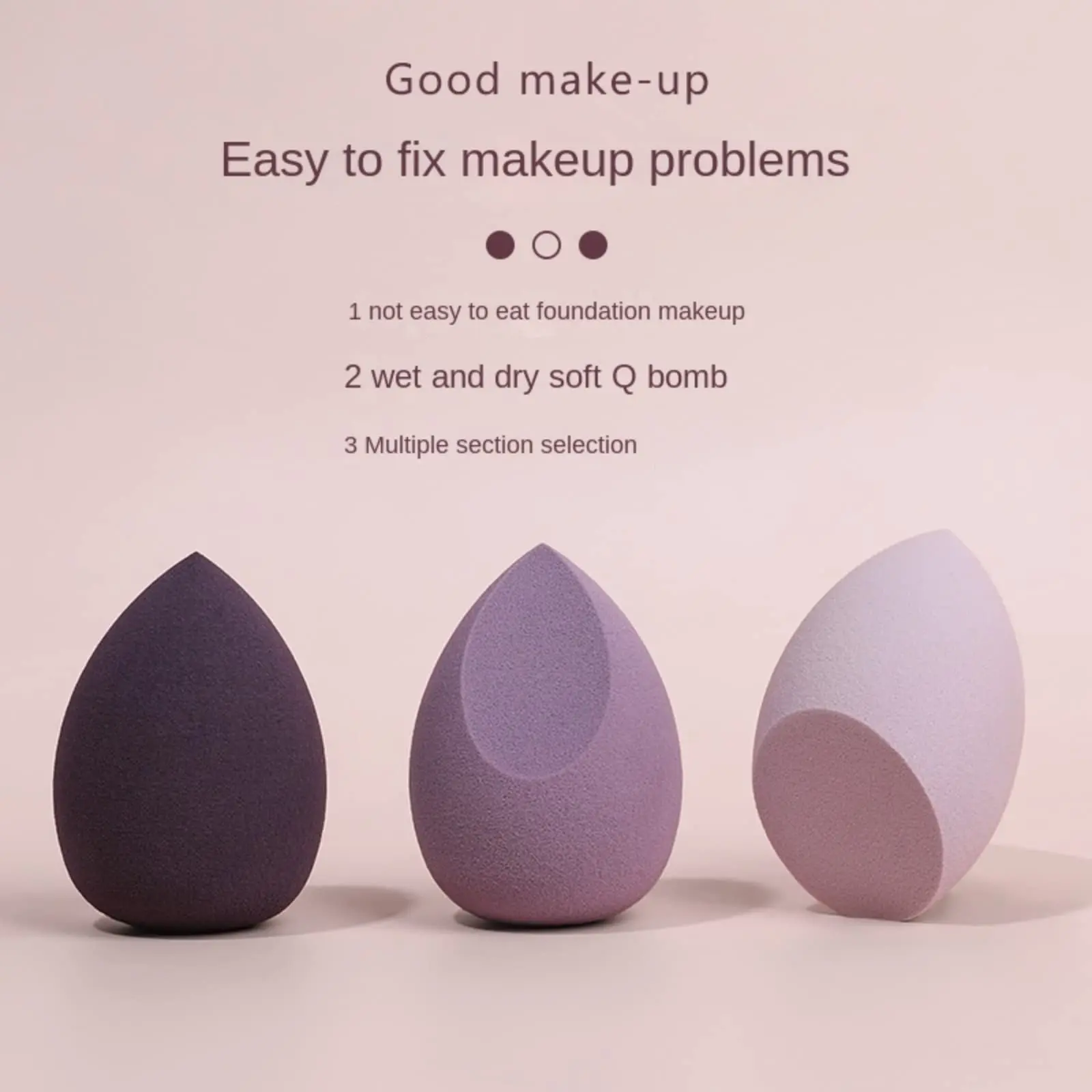 6Pcs Beauty Tools Blender Makeup Sponges Foundation face Powder Puff Makeup Egg Foundation Blending Cosmetic Sponges