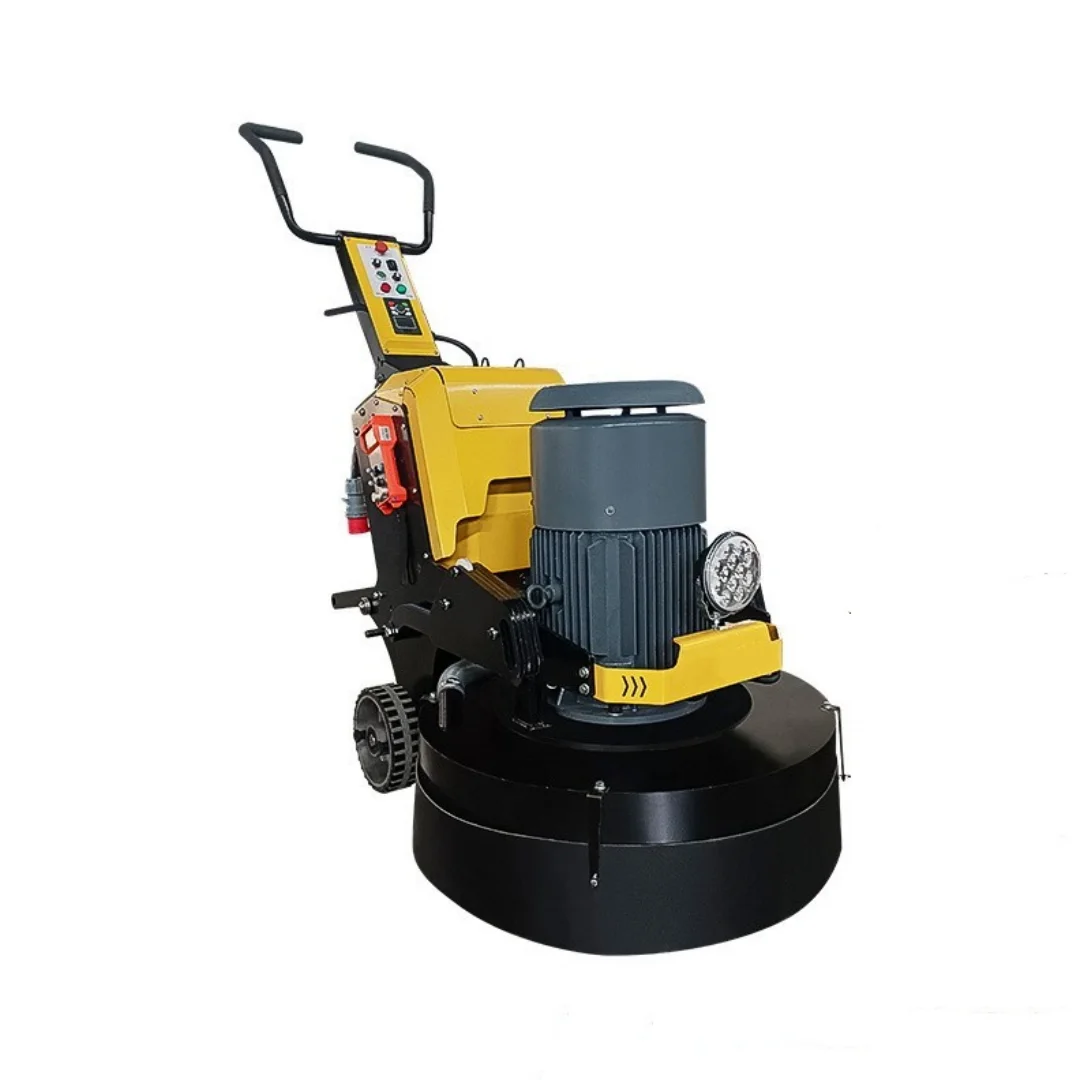 Manufactory wholesale double inverter driving concrete floor grinder dry and wet grinding machine