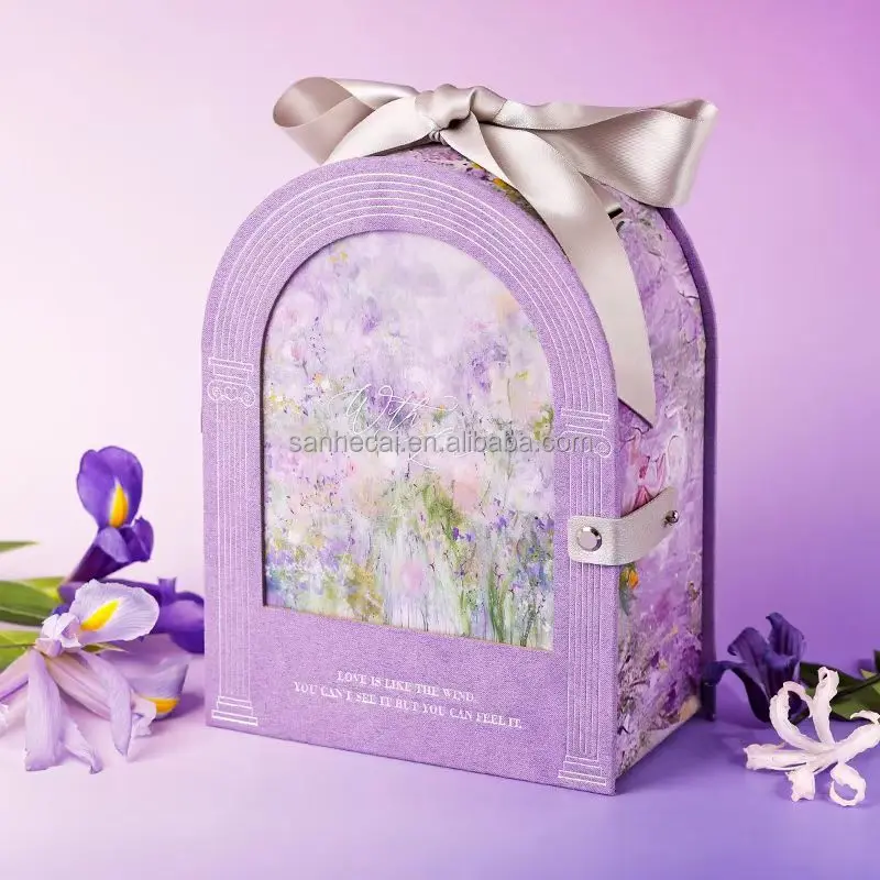 Dream Home Gifts Specialty Corrugated Wrapping Set Perfume Cosmetics Includes Ribbon Decoration Jewelry Wig Packaging Wedding