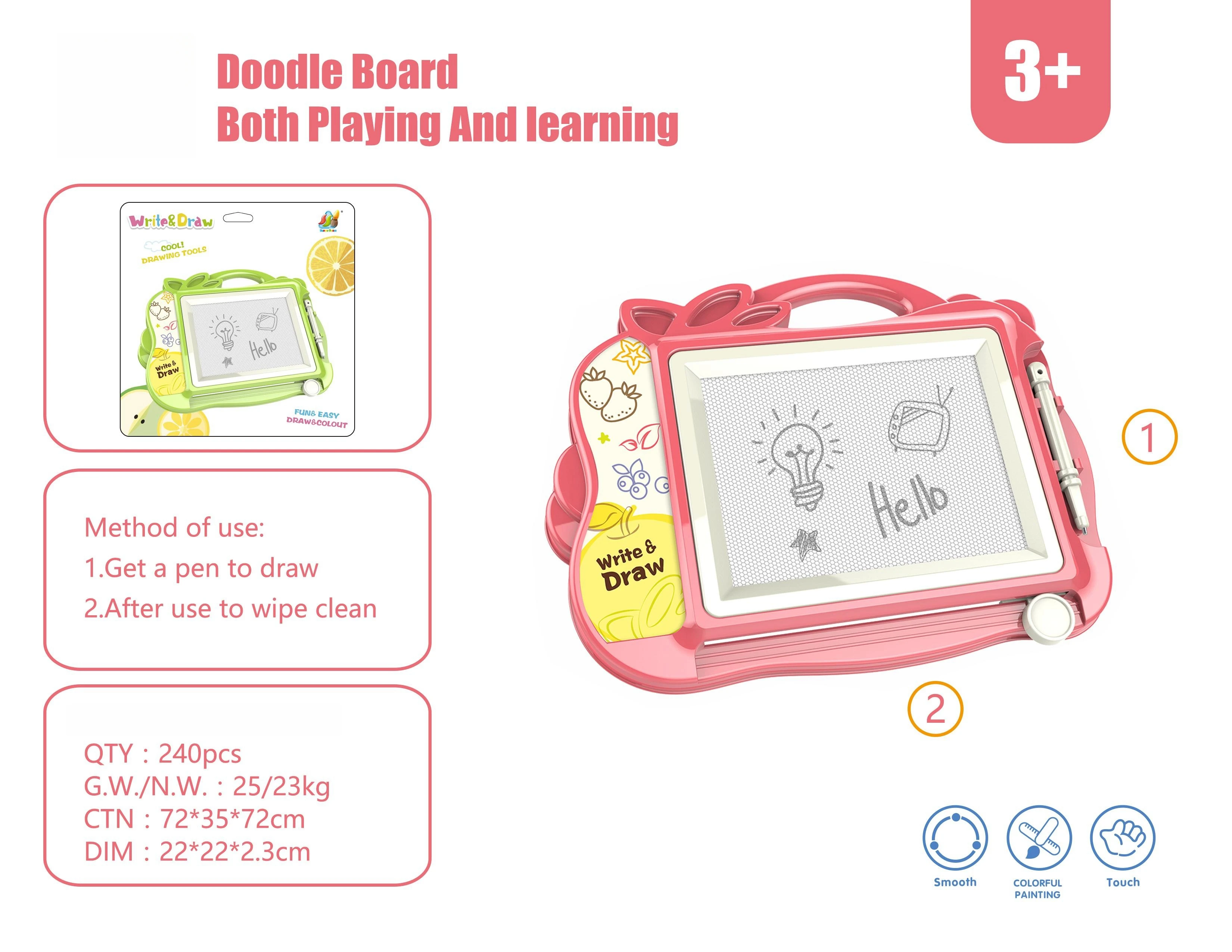 New customization Magnetic Draw Board Paint Kids Doodle Pad Set Educational Painting toy Kids Drawing board painting toys