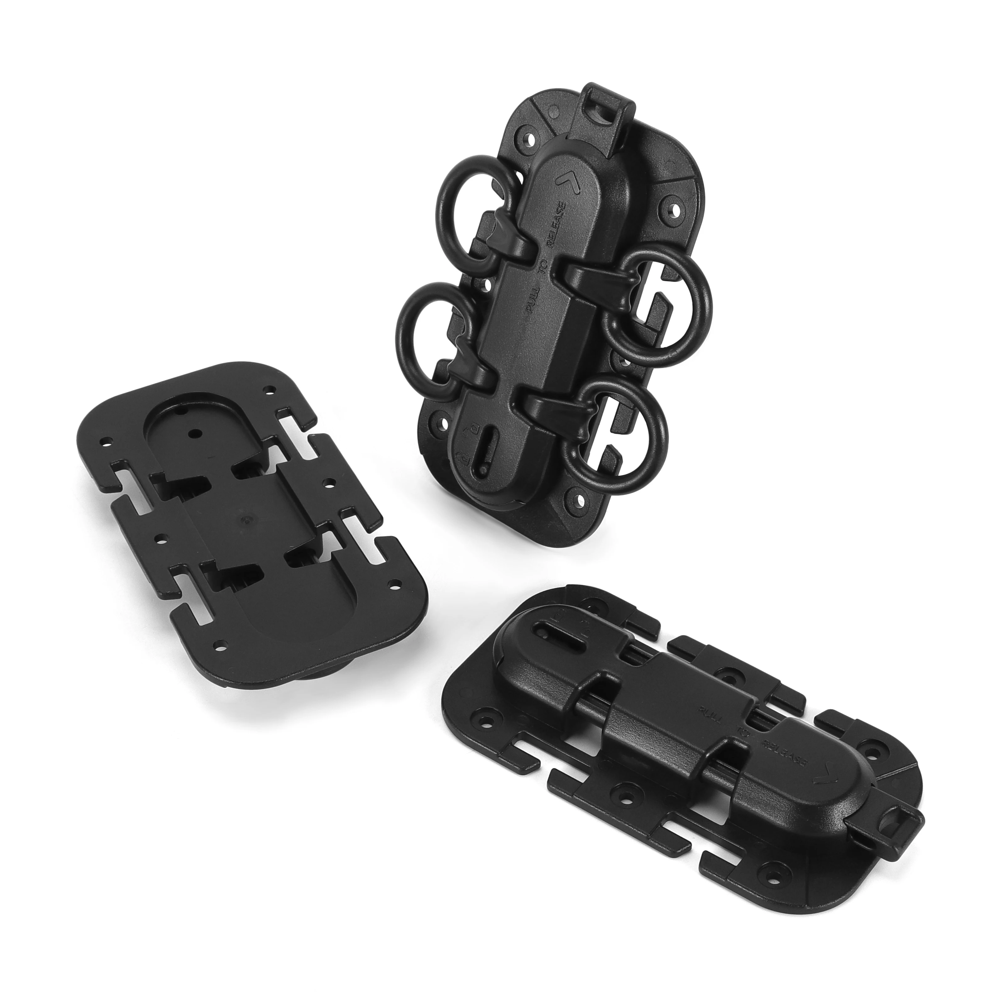 Wholesale customize quick release plastic seat belt 4 ways buckle for baby stroller pushchair