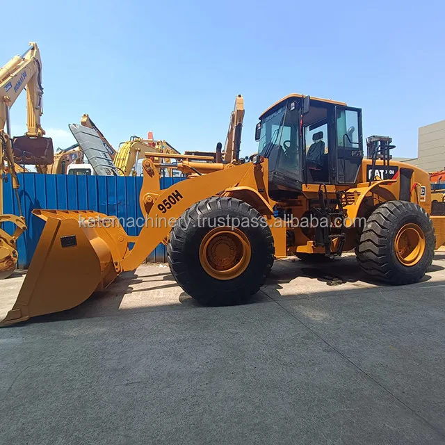 Погрузочная машина японское изготовление гусеничный погрузчик CAT 950H большая производительность отличная мощность хорошее качество