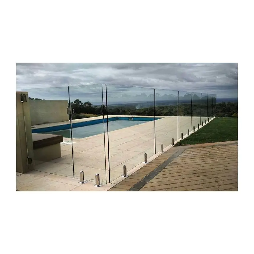 New Design Glass Spigot Railings for Balcony Swimming Pool Fence