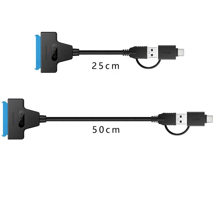  Высокоскоростной 5gbps 2 5 дюймовый SSD HDD жесткий диск Type C USB 3 0 Sata
