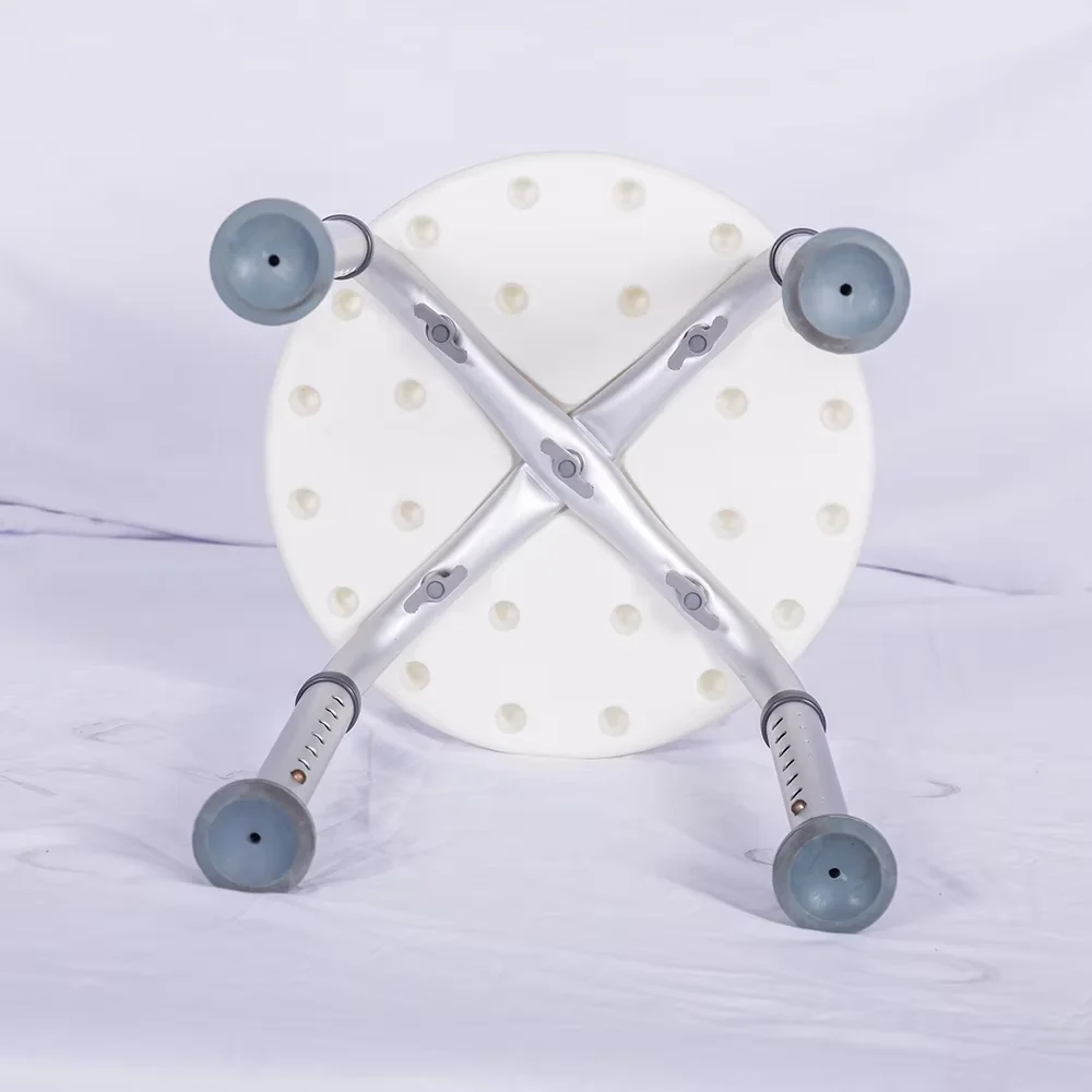 Aluminum Adjustable Height Bathroom adjustable disabled shower chair for elderly bath chair bathroom safety equipment