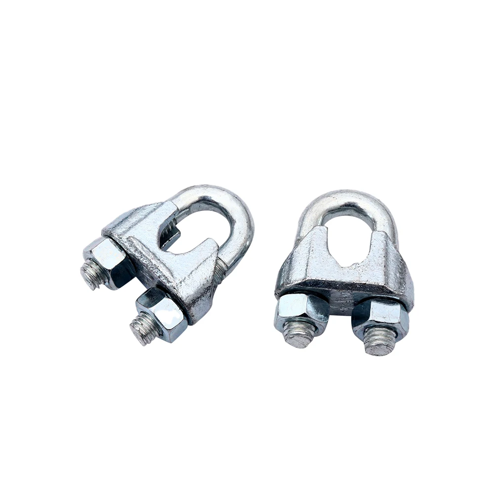DIN741 MALLEABLE WIRE ROPE CLIPS ZINC PLATED