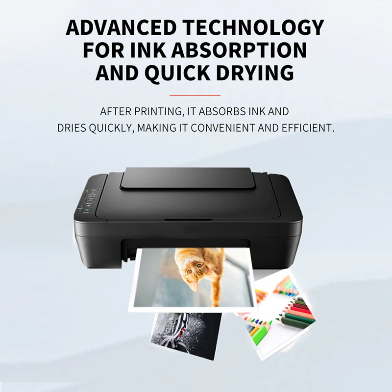 Inkjet Printer Magazine Menu Album Inllustration Magazine Single-sided High Glossy Images Clear Coated Paper A4 100 Sheets Resin