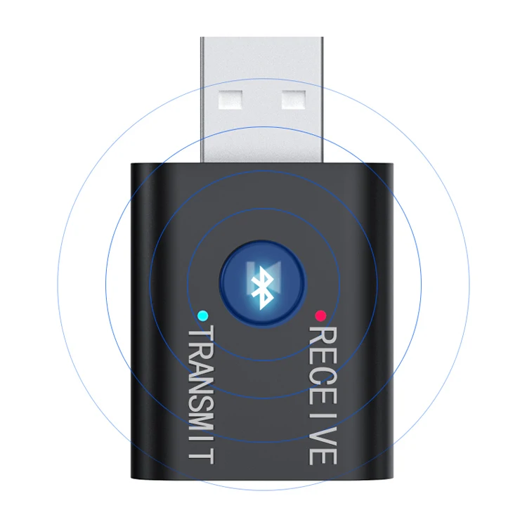 2 в 1 USB Bluetooth аудио ключ беспроводной передатчик приемник адаптер для ТВ автомобильный усилитель гарнитура
