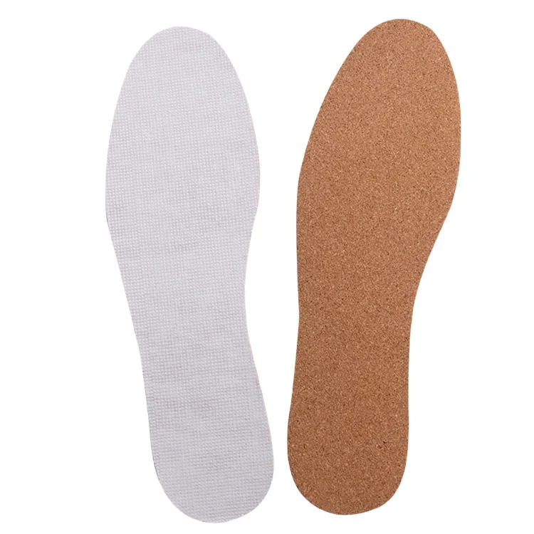 Cork Premium Shoe Insoles with Natural Cork, Sweaty Feet and Hyperhidrosis, Reduce Moisture with Anti-Odor Design Insole