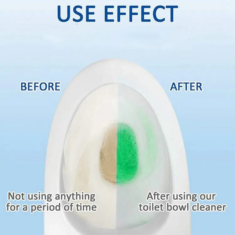 New Products High Quality Green Toilet Blue Block Automatic Toilet Bowl Cleaner Tablets