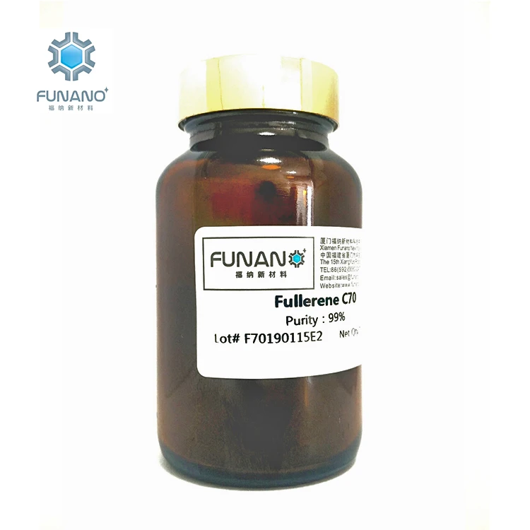 
Manufacturer Funano High Milled Pure Carbon Fiber Powder Tempered Steel Chemicals Raw Materials Fullerene C70 99% 