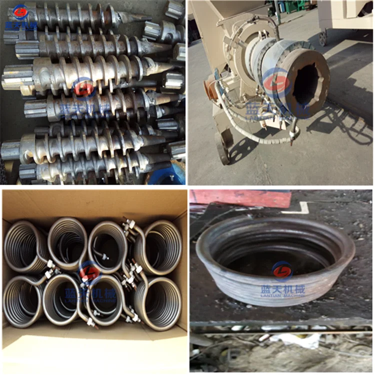 High Temperature Extrusion Sawdust Biomass Fuel Charcoal Wood Log Making Machine