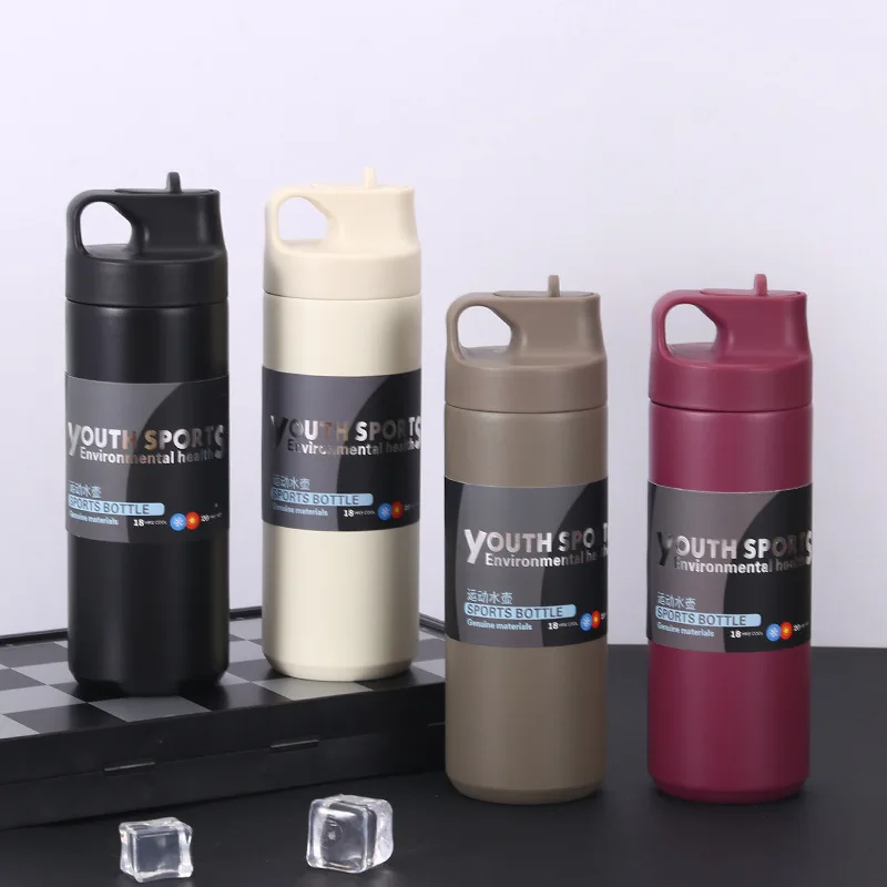 OEM 500ml Japanese Harajuku Style Double Wall Insulated Vacuum Travel Tumbler Thermos Vacuum Flask