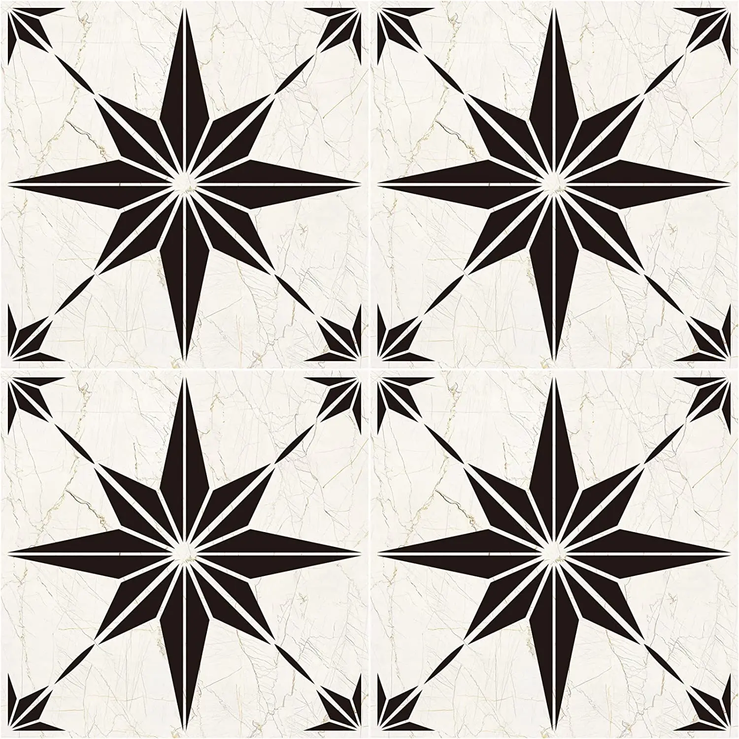12Inch Large Size Reusable Plastic Star Floor Wall Stencil for DIY Home Painting Template Mold