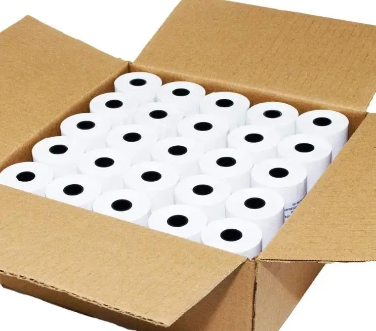 Bailida 2022 Best Price Thermal Rolls 80x80mm Rolling Cash Register Thermal Paper Free White POS Machine Shrink Wrapping 100% Wood Pulp