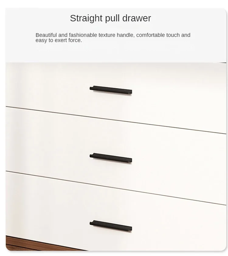 Hot sale 3 doors wardrobe with 2 high glossy drawer modern customization bedroom wardrobe China OEM factory