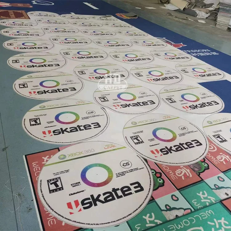 Custom Video Game CD Disc Rug For Living Room