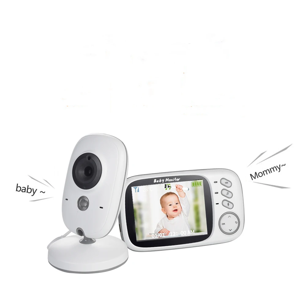 Видеоняня VB603 беспроводная камера видеонаблюдения высокого разрешения с функцией ночного видения и мониторинга температуры 3 2