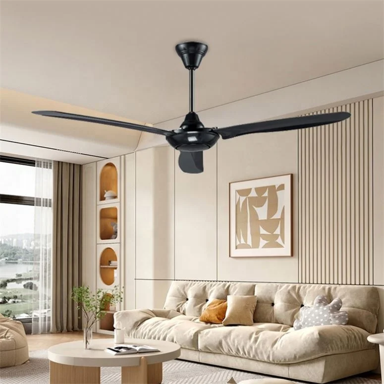 Factory Black 3 Abs Blades Living Room Decorate Modern Indoor Ceiling Fans