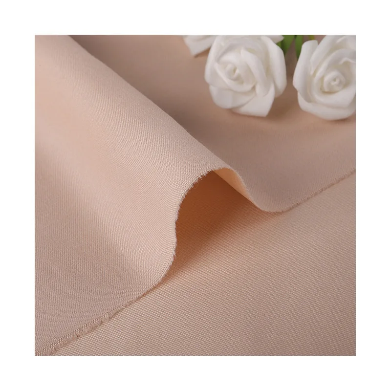 Multi color 100% polyester lining micro fiber microfiber peach skin plain dyed fabric