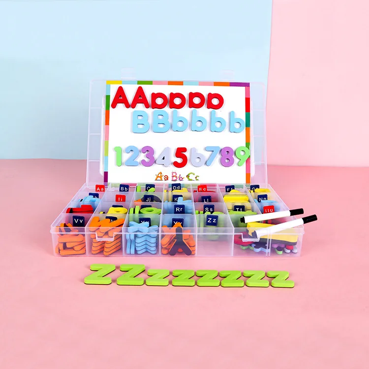 Custom alphabet letters and numbers eva foam Magnetic letters