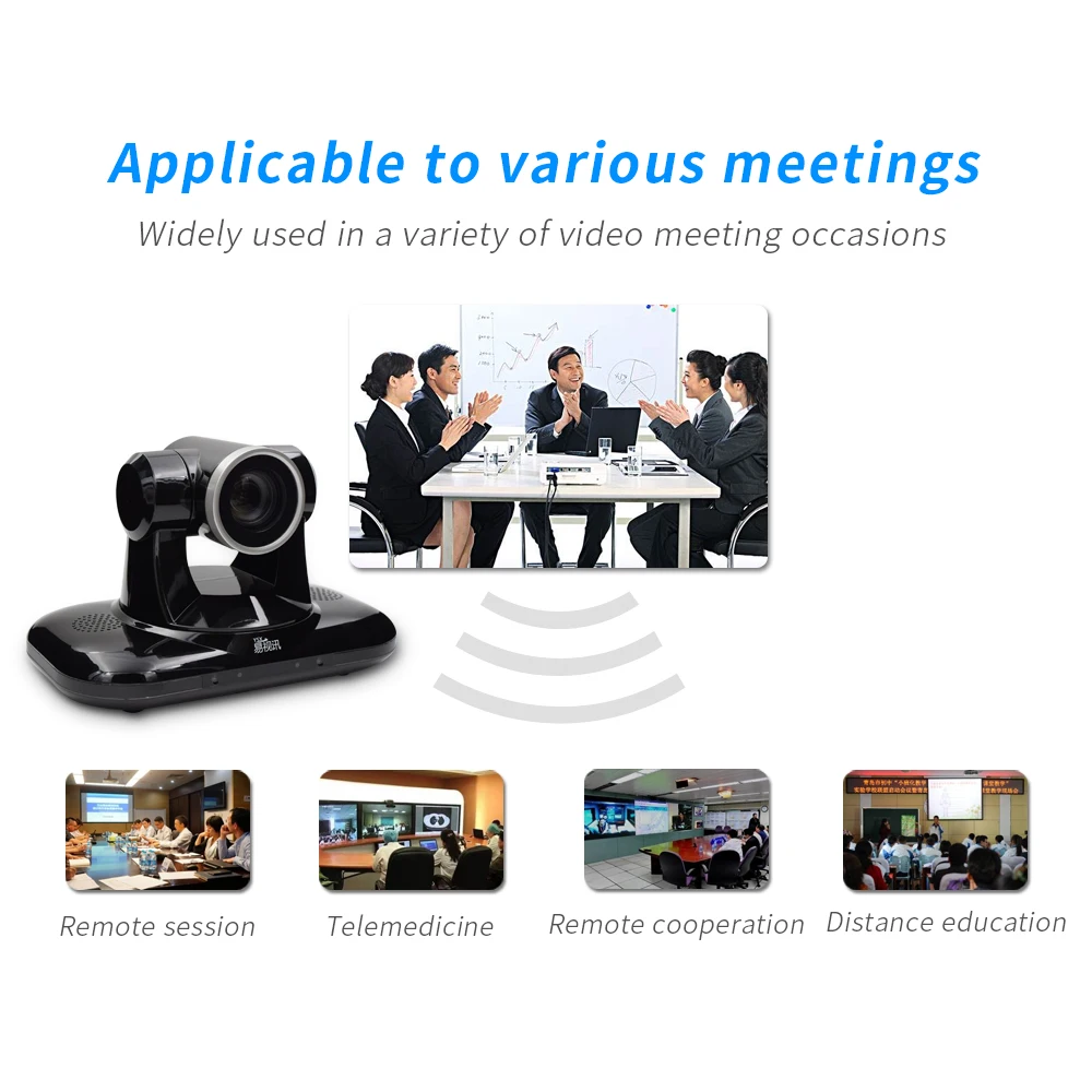 YSX Full PTZ Camera Zoom Hd Conference Camera YSX-320R 1080P HD SDI DVI USB Output 18x 1.07 Kg CN;GUA Black 2.2 Million Pixels