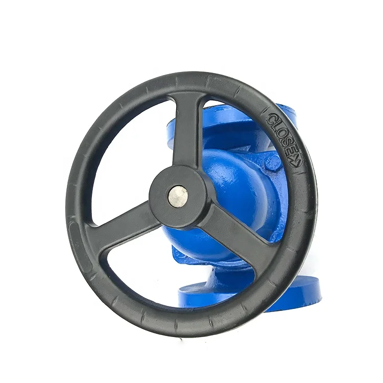 Natural Rubber Lined Cast Iron Diaphragm Valve DN80 for Industry