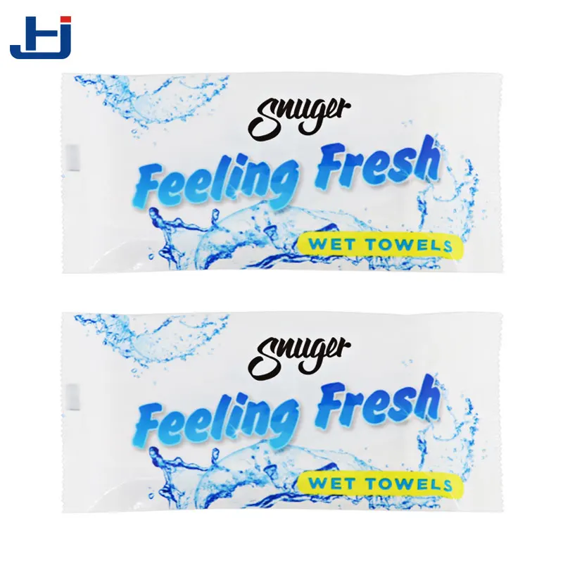 Одноразовое освежающее мини-полотенце для рук из хлопка