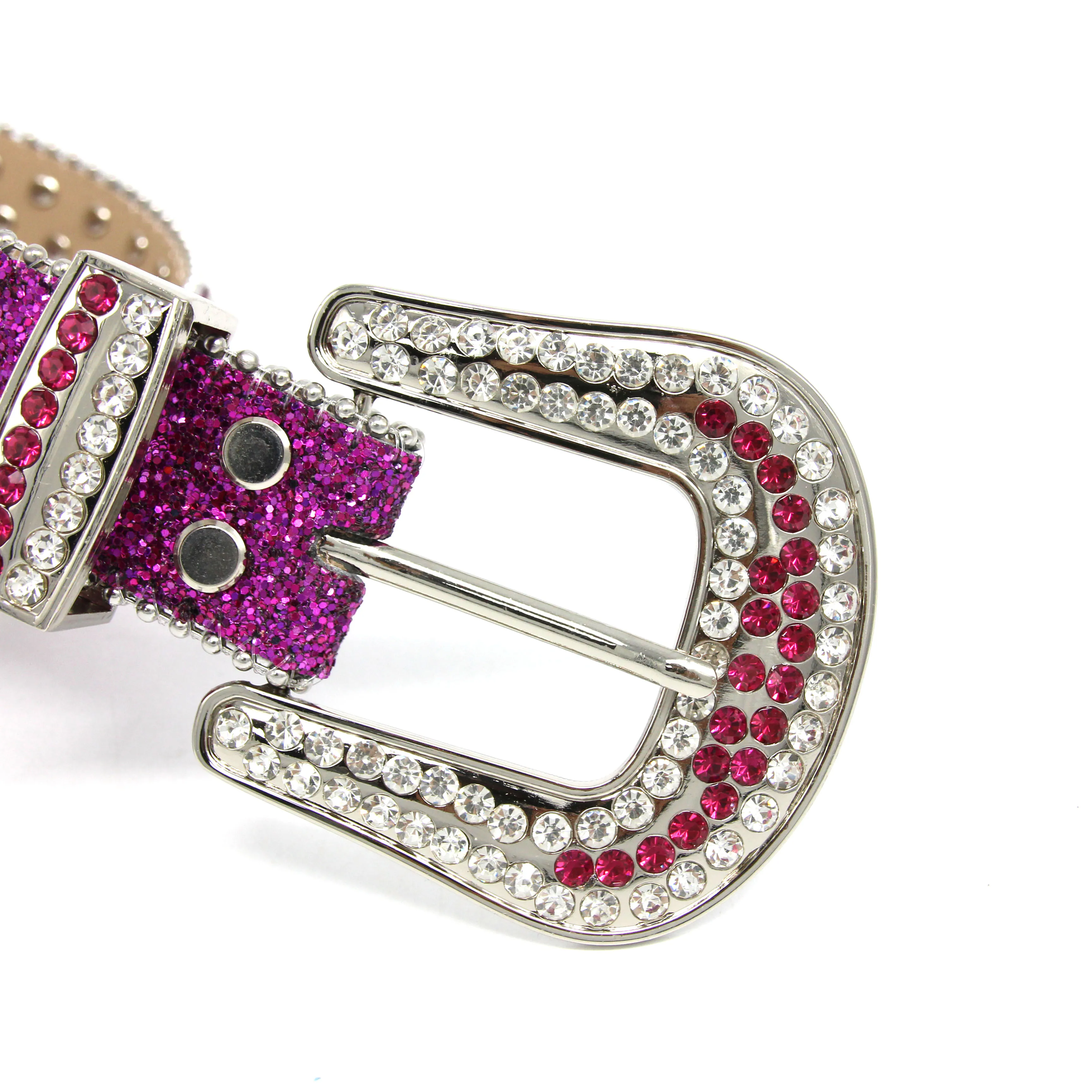 Western Cowboy Cowgirl Bling Studded Leather Belt for Jeans Pants Designer White Rhinestone Belt with Star Buckle for Men Women