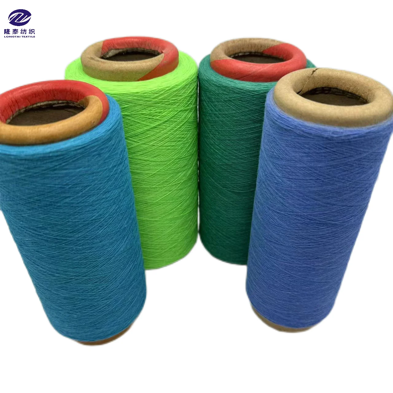 6s 8s 10s 12s black recycled polyester cotton yarn OE yarn blend yarn