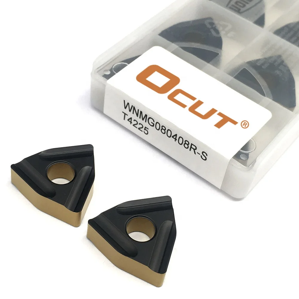 WNMG080408 R S T4225 Carbide Inserts External Turning Tool WNMG 080408 Blade High Quality CNC Lathe Cutter Tools For Steel