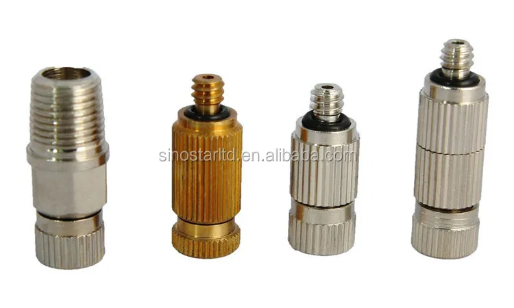 High pressure Anti-drop cooling fog jet stainless steel mist nozzle