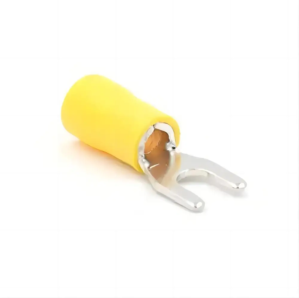 HOORED Factory-Directly Sale Plating Tin Insulated Spade Fork Cable Lug Terminal Connector Crimp Crimping Tool Terminals