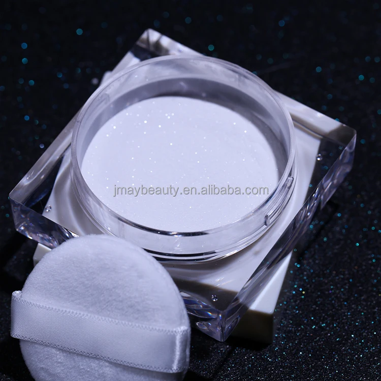 High Quality No Logo Cosmetic Facial Glitter Highlighter Face Compact Powders Private Label Shimmer Loose Makeup Setting Powder