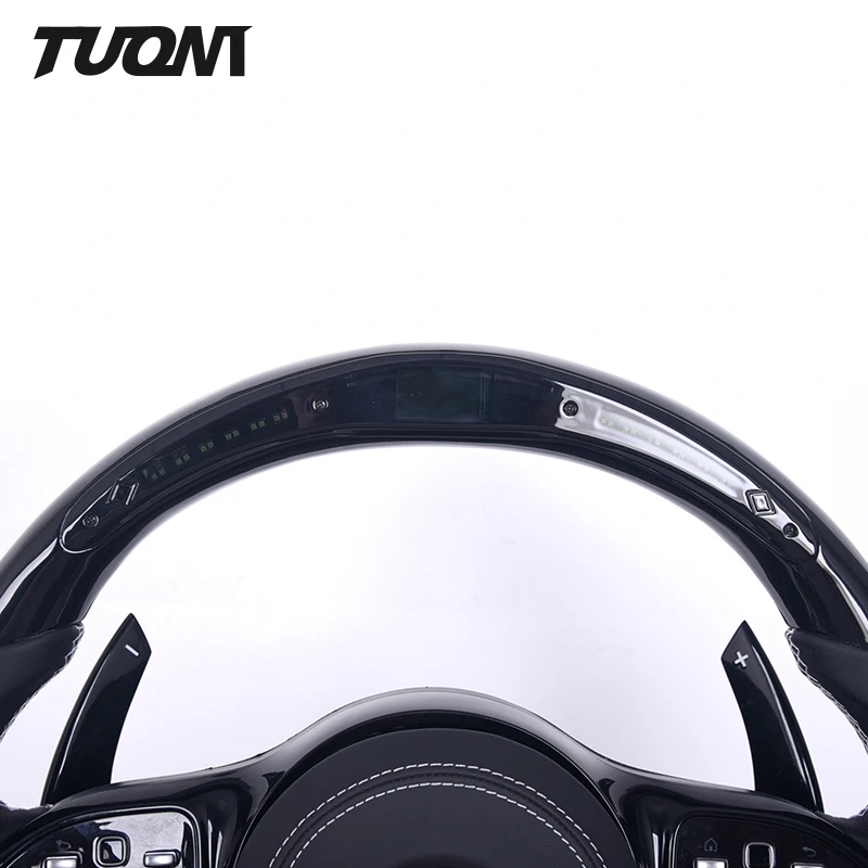 High Performance 100% Real Carbon Fiber Steering Wheel Fit For Mercedes Benz A45 W205 W166 W716 W204 GLC GLE