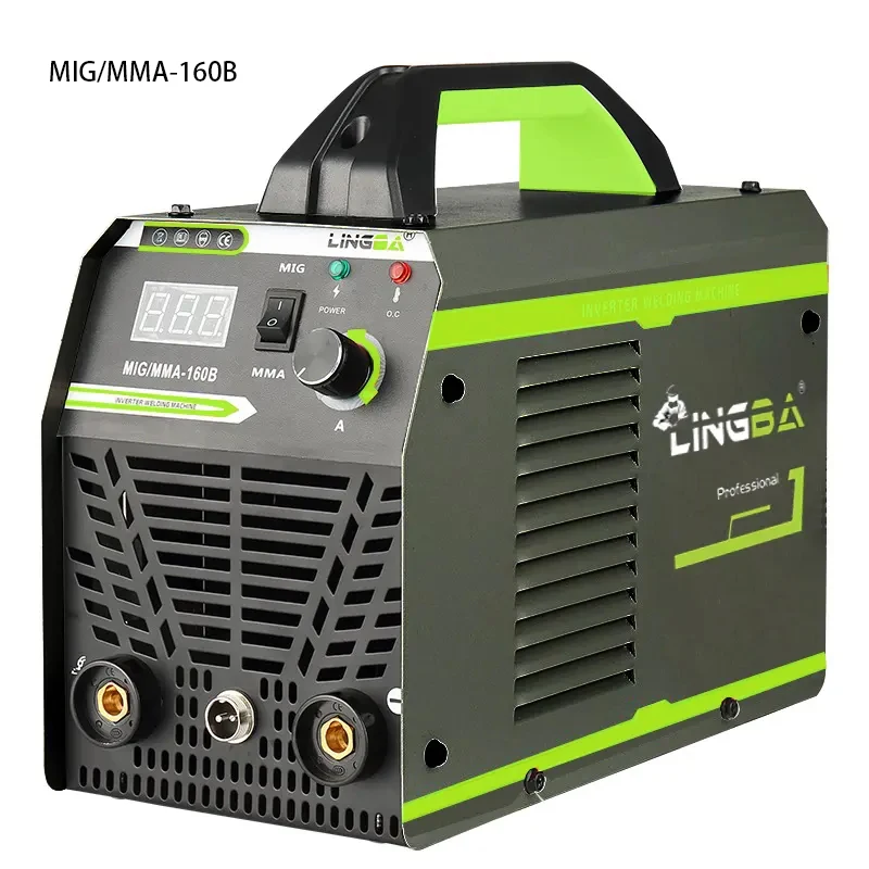 Lingba  Single phase 2 in 1 Gasless MIG Welding MACHINE Wire MIG/MMA-160B